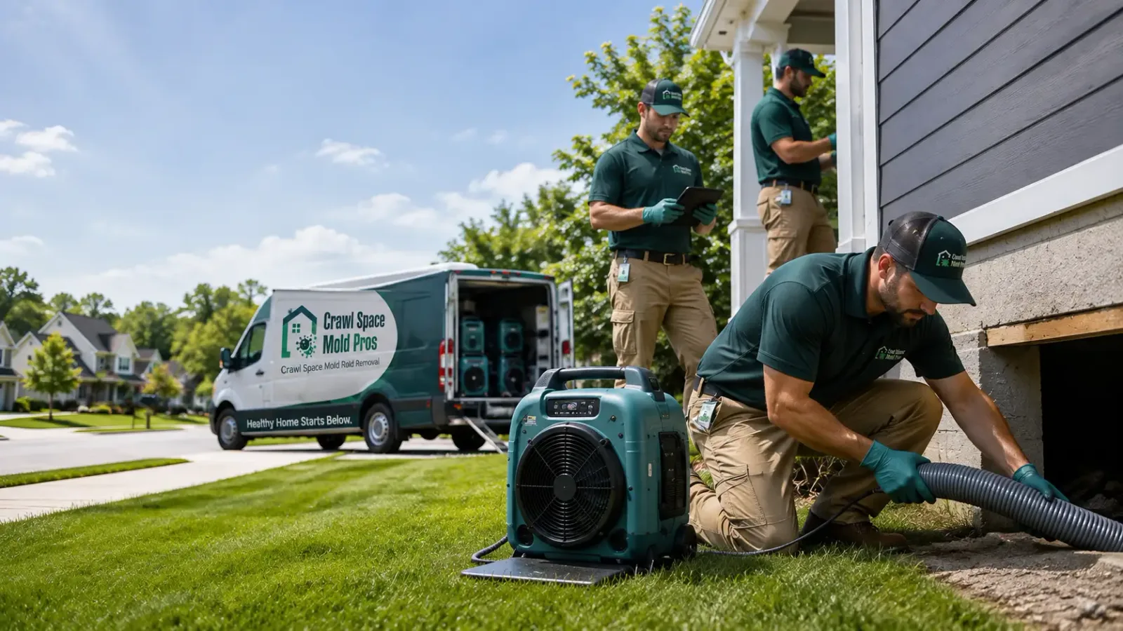 Crawl Space Mold Removal in Central City, PA
